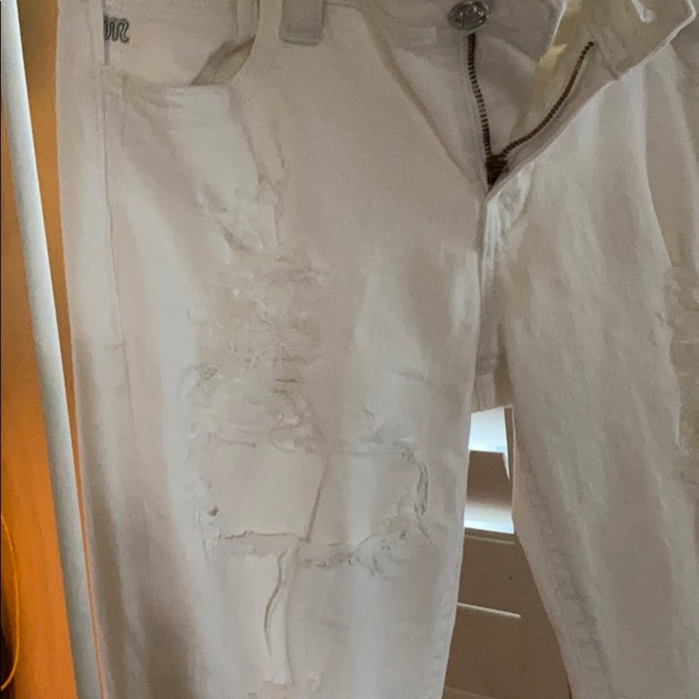 Miss Me capris white